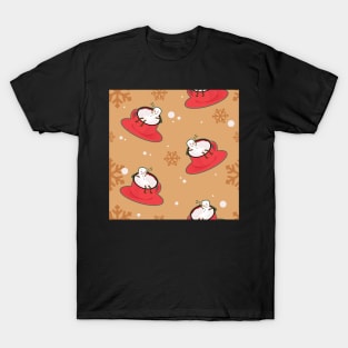 A Cup of Snow Pattern T-Shirt